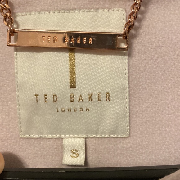 Ted Baker Pink overcoat Size S - Picture 3 of 4